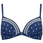 Watercult Artful Dot Voorgevormde Bikinitop Indigo/White