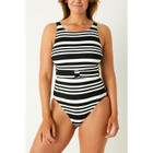Aruba Stripe High Neck Badpak