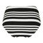 Annadiva Swim Aruba Stripe High Waist Bikinibroekje Black White