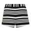 Annadiva Swim Aruba Stripe Short Black White
