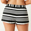Annadiva Swim Aruba Stripe Short Black White