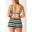 Annadiva Swim Aruba Stripe Short Black White