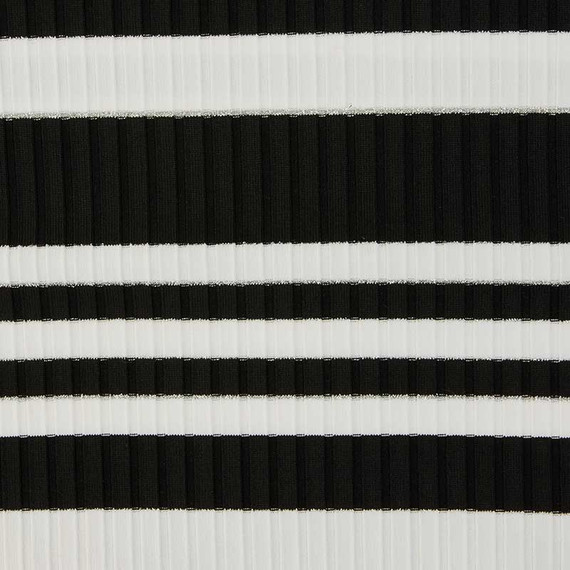 Annadiva Swim Aruba Stripe Bralette Bikinitop Black White