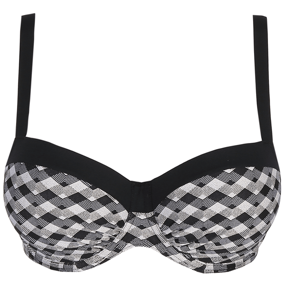 PrimaDonna Swim Assilah Voorgevormde Balconette Bikinitop Black Sand