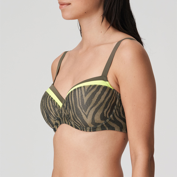 PrimaDonna Swim Atuona Voorgevormde Balconette Bikinitop Fluo Jungle