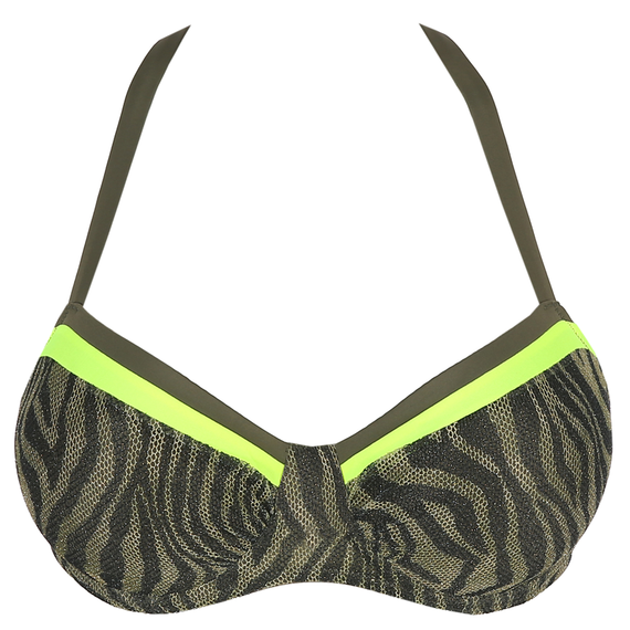 PrimaDonna Swim Atuona Voorgevormde Balconette Bikinitop Fluo Jungle