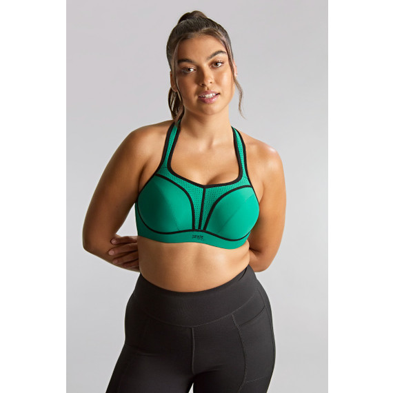 Panache Sport Power Voorgevormde Sport BH Green