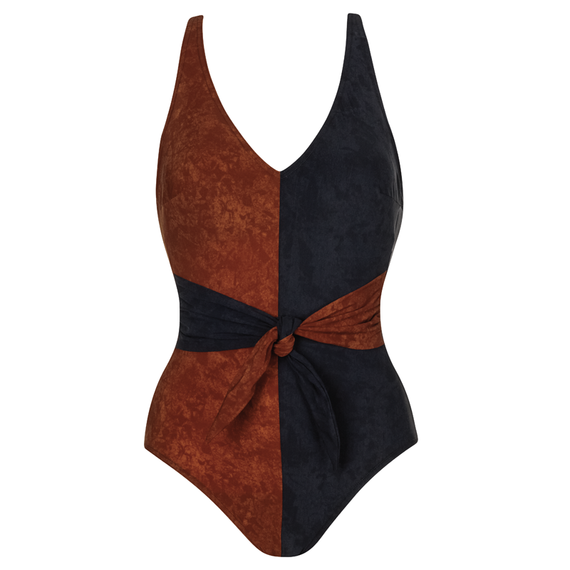 Sunflair Badpak Zwart/Bruin
