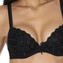 Aubade Bahia Padded Plunge BH Black