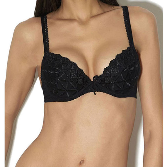 Aubade Bahia Padded Plunge BH Black