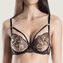 Aubade Baisers Charnels Push-up BH Noir Cachemire