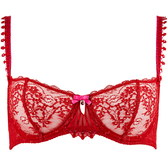 Aubade Ivresse Byzantine Balconette BH Rouge Rubis