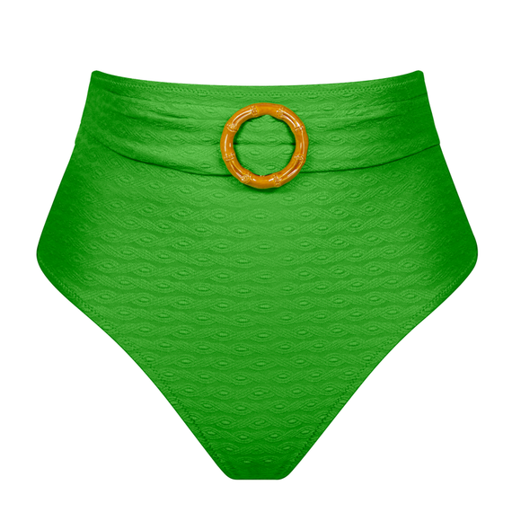 Bamboo Solids Hoog Bikinibroekje Hyper Green