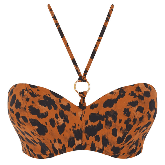 Freya Swim Roar Instinct Bandeau Bikinitop Leopard