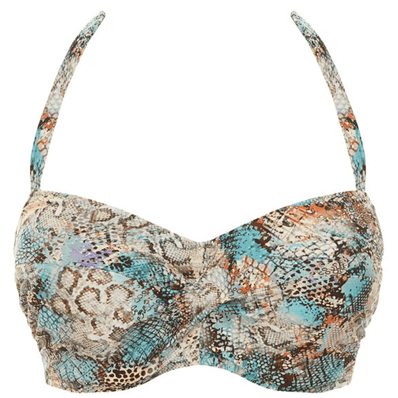 Fantasie Swim Manila Bandeau Bikinitop Iced Aqua