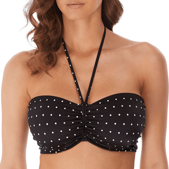 Freya Swim Jewel Cove Bandeau Bikinitop Black