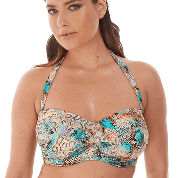 Fantasie Swim Manila Bandeau Bikinitop Iced Aqua