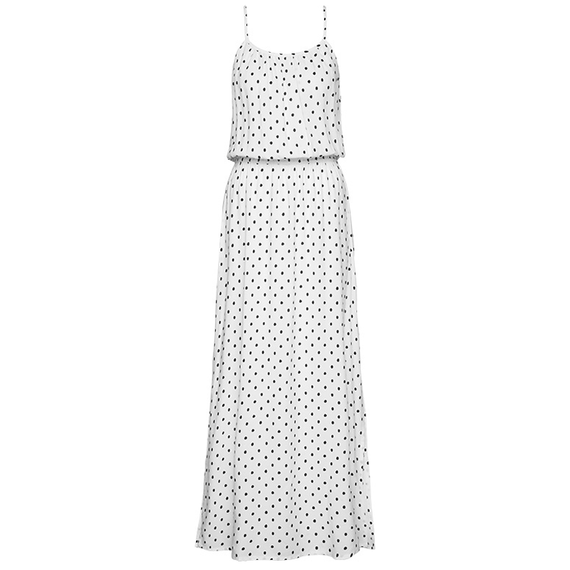 Cyell Bardot Lange Strandjurk Polkadot