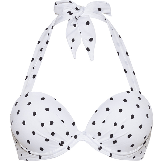 Bardot Halter Bikinitop