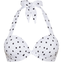 Cyell Bardot Halter Bikinitop Polkadot