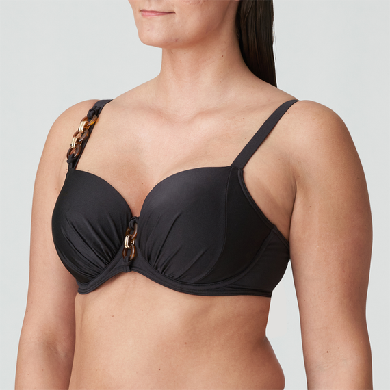 PrimaDonna Swim Barrani Voorgevormde Balconette Bikinitop Roasted Coffee
