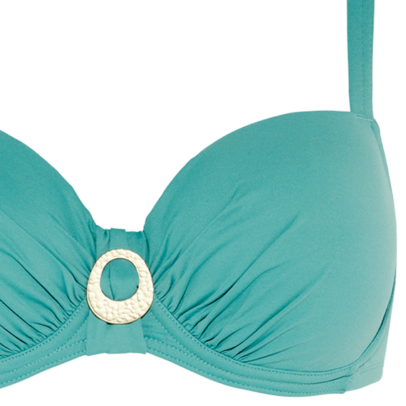 Cyell Beach Essentials Voorgevormde Bikinitop Vintage Blue