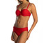 Beachlife Chinese Red Hoog Bikinibroekje