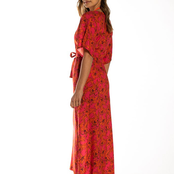 Pink Lilies Maxidress