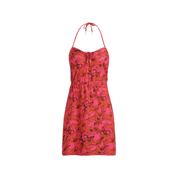 Pink Lilies Strandkleid
