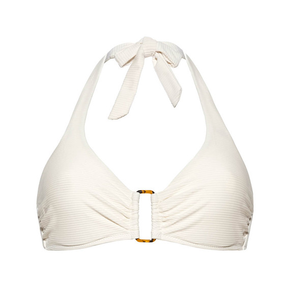 Whisper White Halter Bikinitop