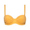 Beachlife Warm Apricot Bandeau Bikinitop