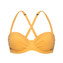 Beachlife Warm Apricot Bandeau Bikinitop