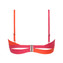 Beachlife Bright Rose Twist Bikinitop