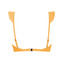 Beachlife Warm Apricot Plunge Bikinitop