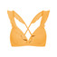 Beachlife Warm Apricot Plunge Bikinitop