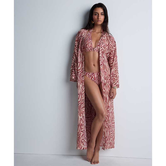 Aubade Badmode Beach Walk Kaftan Pink Tiger