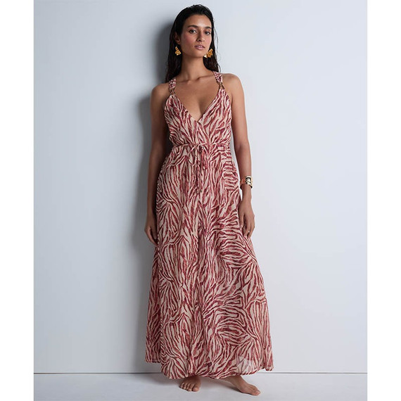 Aubade Badmode Beach Walk Strandjurk Pink Tiger