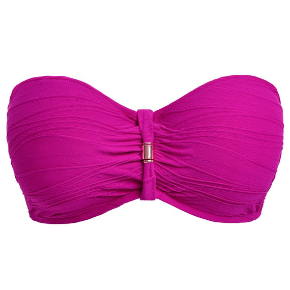 Fantasie Swim Beach Waves Bandeau Bikini Oberteil Bright Fuchsia