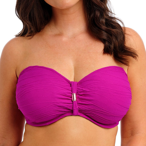 Beach Waves Bandeau Bikini Oberteil