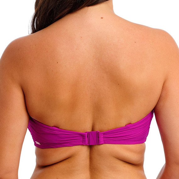 Fantasie Swim Beach Waves Bandeau Bikini Oberteil Bright Fuchsia