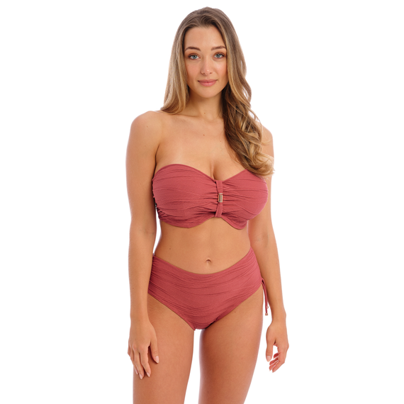 Fantasie Swim Beach Waves Hoog Bikinibroekje Persian Rose