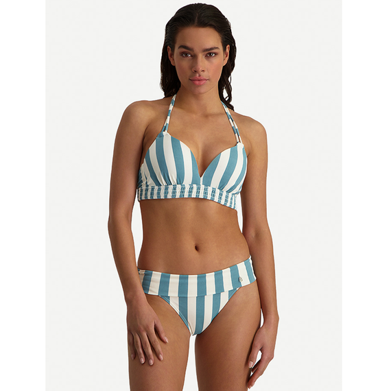 Beachlife Bella Stripe Wattiertes Triangle Bikinitop