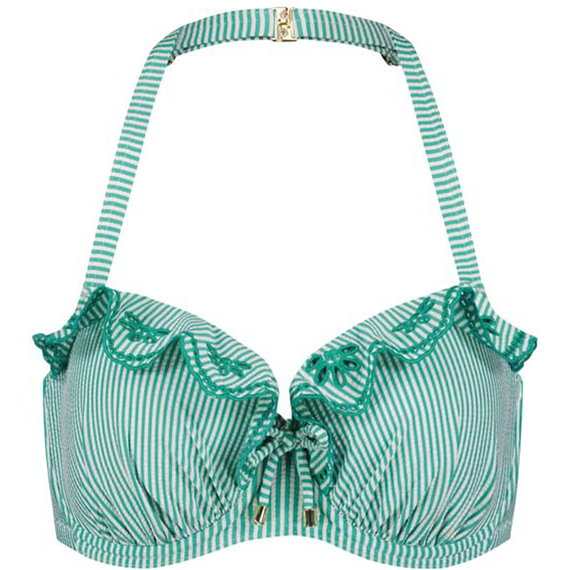 Cyell Bademode Sunny Vibes Bügel Bikinitop Seagreen