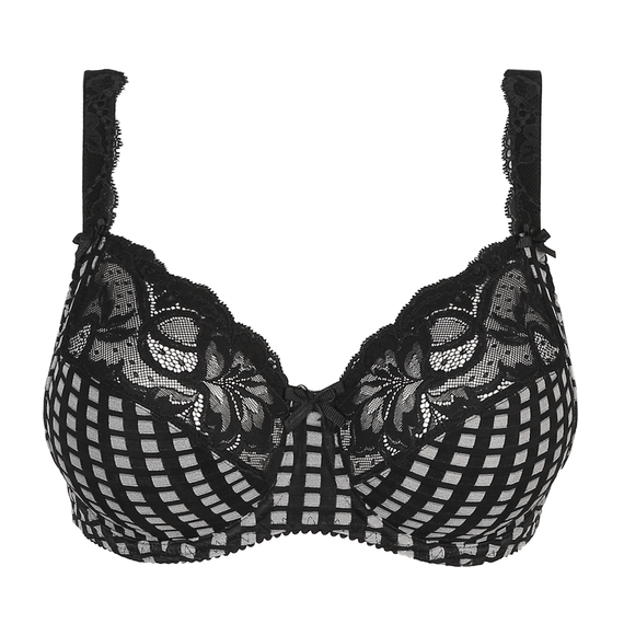PrimaDonna Madison Beugel BH met Kant Crystal Black
