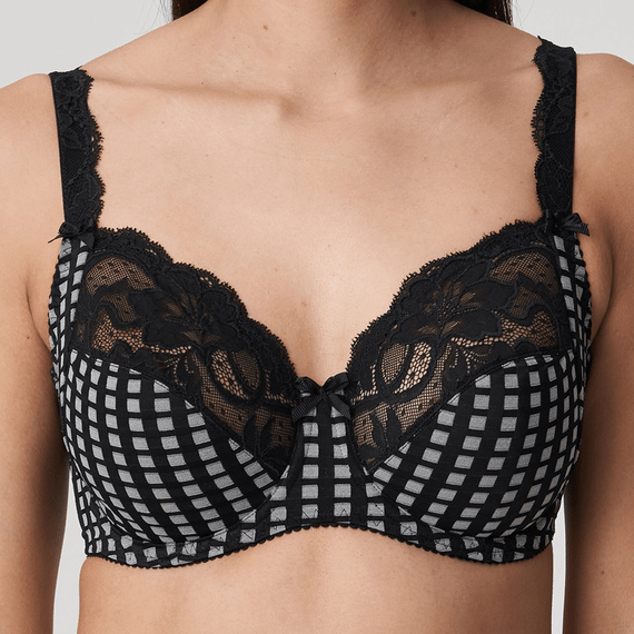 PrimaDonna Madison Beugel BH met Kant Crystal Black