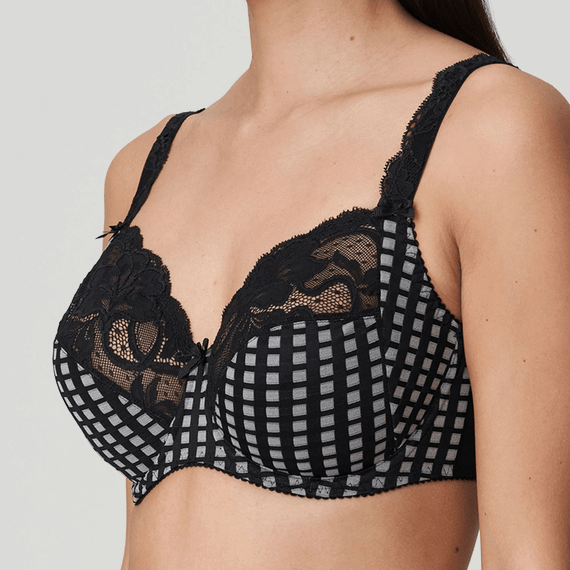 PrimaDonna Madison Beugel BH met Kant Crystal Black