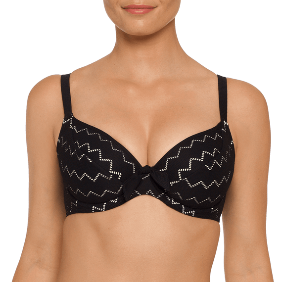 PrimaDonna Swim Maya Beugel Bikinitop Zwart