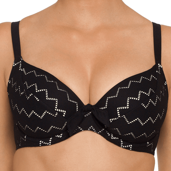 PrimaDonna Swim Maya Beugel Bikinitop Zwart