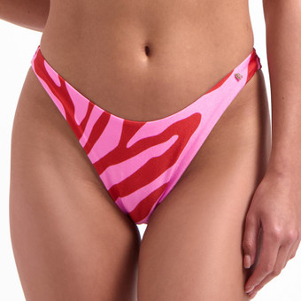 Pink Zebra High Brazilian Bikinibroekje