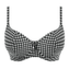Freya Check In Padded Bikinitop Monochrome